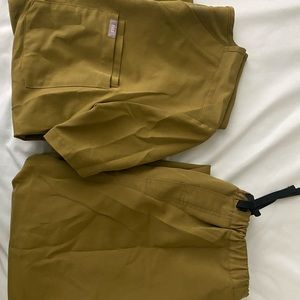 Figs men’s pisco pants and shirt. Martini olive